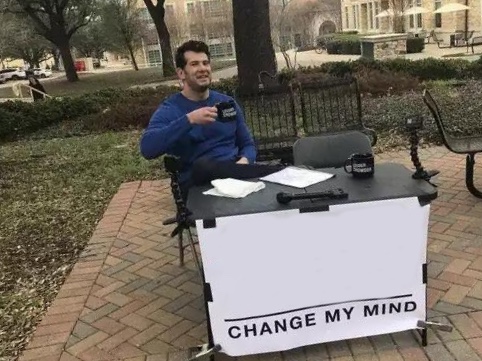 Change My Mind meme about Magna